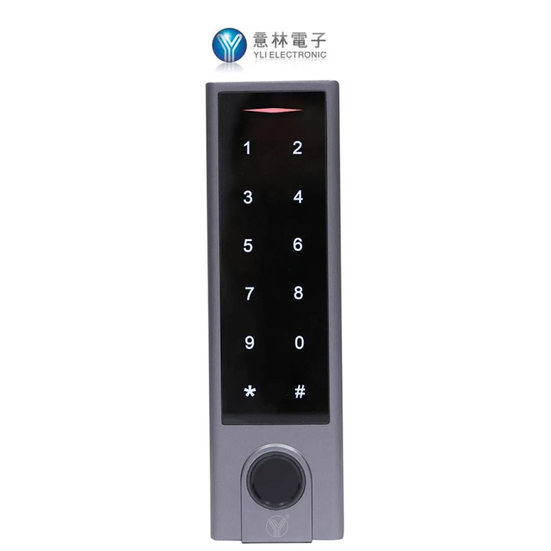 YLI YK1068A - Teclado touch standalone a prueba de agua / Soporta password o tarjetas  ID 125  Khz / 2000 Usuarios / Salida  Wie