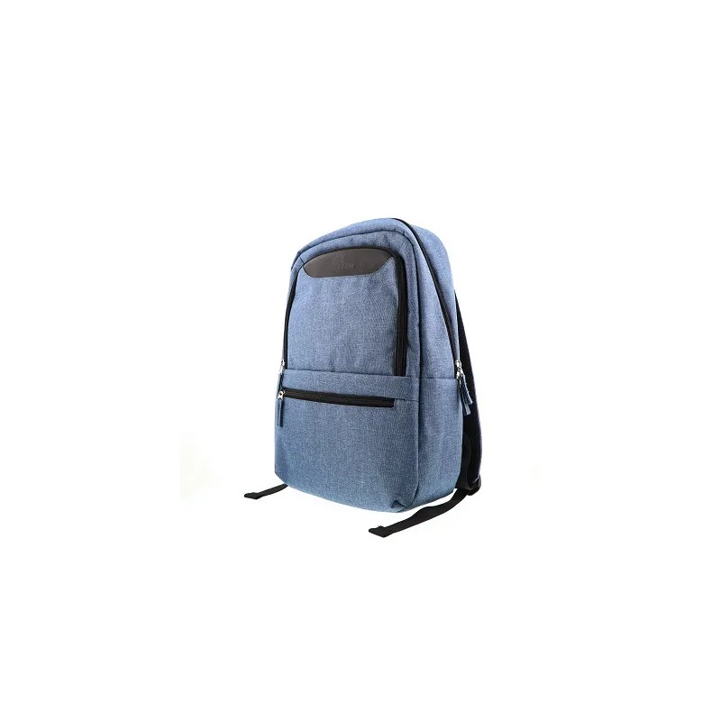 Xtech Winsor XTB-212 Mochila para laptop 15.6" - Durable poliéster - Color Azul con detalles en negro - Panel posterior con acol