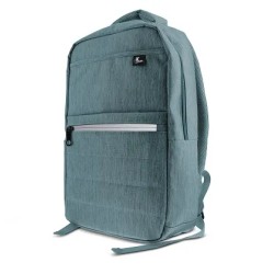 Xtech Exeter XTB-214AQ Mochila para laptop - 15.6" - 600D Poliéster - Color Aguamarina - Banda reflectante ofrece mayor visibili