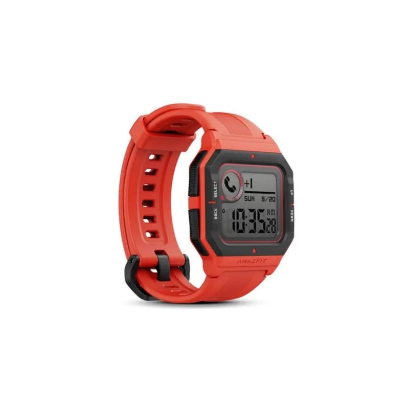 Watch Amazfit Neo Pantalla Retro 1.21" Resistencia al Agua 5 ATM Color Rojo