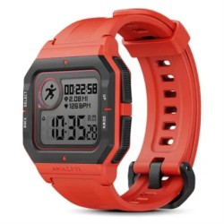 Watch Amazfit Neo Pantalla Retro 1.21" Resistencia al Agua 5 ATM Color Rojo