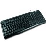 Xtech - Wired - USB - Black - Spanish - Multimedia Keyboard