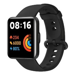 Watch 2 Lite Xiaomi Redmi Pantalla HD 1.55" 100 Modos Deportivos 5ATM Color Negro