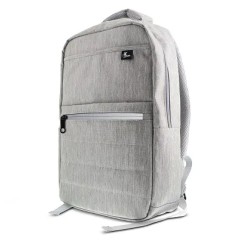 Xtech  Exeter XTB-214GY Mochila para laptop - 15.6" - 600D Poliéster - Color Gris - Banda reflectante ofrece mayor visibilidad e