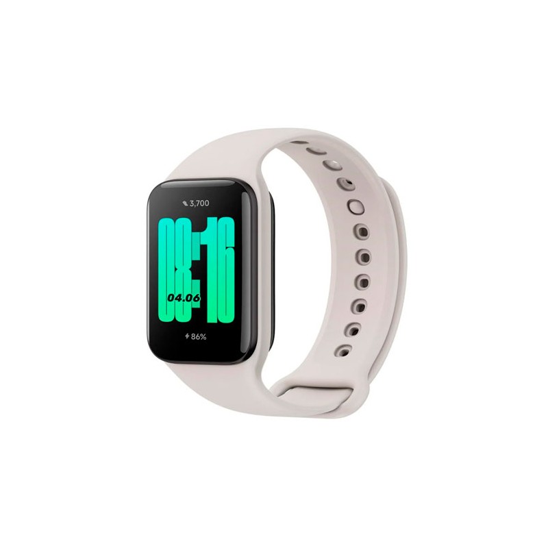 Xiaomi Redmi Smart Band 2 - Rastreador de actividad con correa - TPU - marfil - tamaño de la muñeca: 135-215 mm - pantalla lumin
