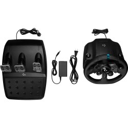 Volante + Pedales Logitech G923 Trueforce Alámbrico USB Negro para PC/Playstation 4