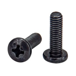 Tornillos Intellinet, Juego de Tornillos Cabeza oval, 50pzs, Color Negro