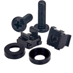 Tornillos Intellinet, Juego de Tornillos Cabeza oval, 50pzs, Color Negro