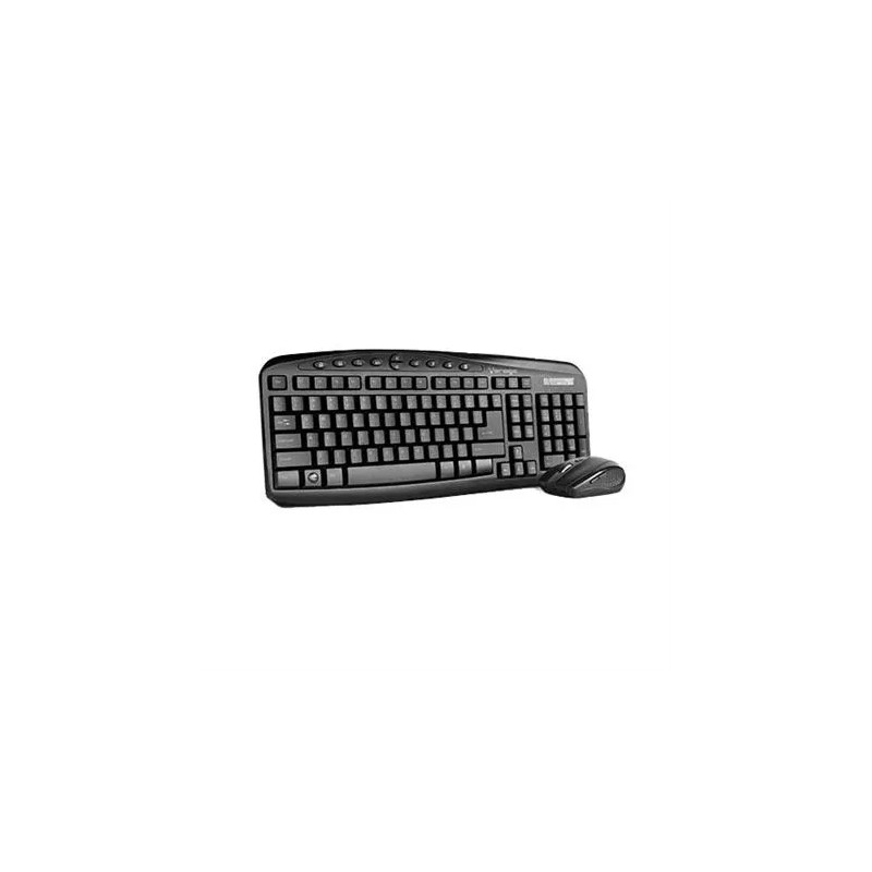 Teclado y Mouse Vorago Km-303 Multimedia Inalámbrico Negro