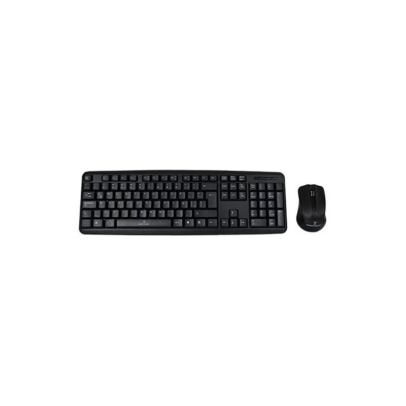 Teclado y Mouse Perfect Choice Estandar Alámbrico Negro
