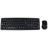 Teclado y Mouse Perfect Choice Estandar Alámbrico Negro