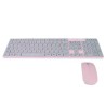 Teclado y Mouse Perfect Choice Ballon Inalámbrico para Niños Color Rosa