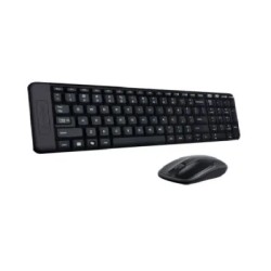 TECLADO Y MOUSE OPTICO INALAMBRICO LOGITECH MK220, RECEPTOR USB2.0 HASTA 10MTS