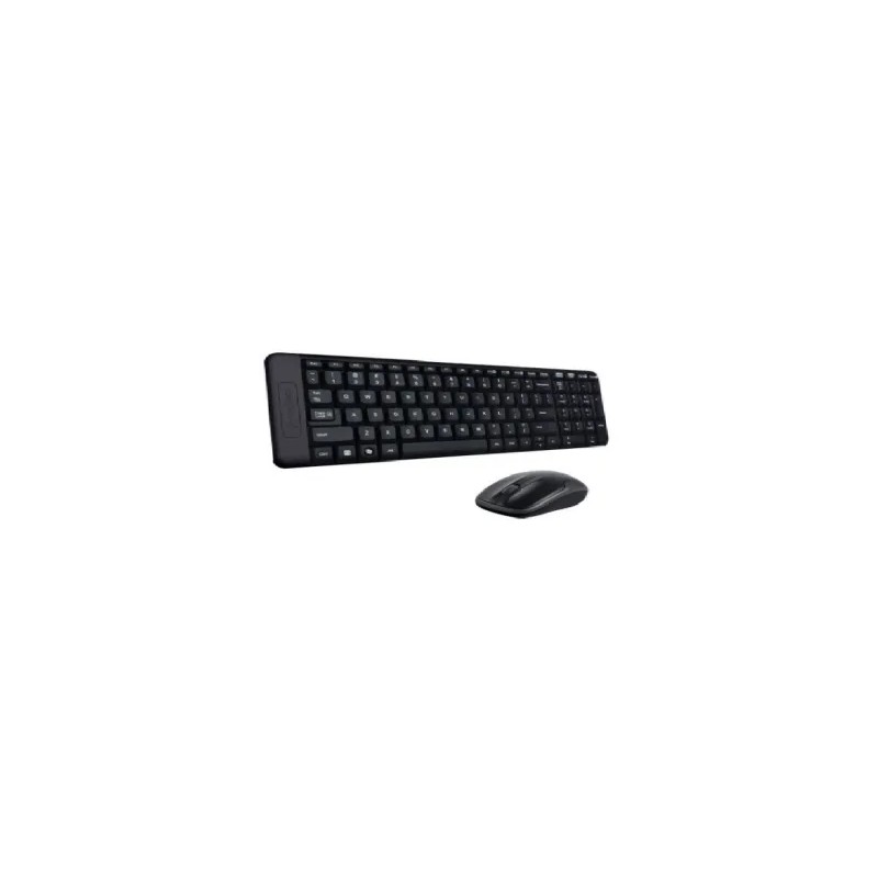 TECLADO Y MOUSE OPTICO INALAMBRICO LOGITECH MK220, RECEPTOR USB2.0 HASTA 10MTS