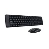 TECLADO Y MOUSE OPTICO INALAMBRICO LOGITECH MK220, RECEPTOR USB2.0 HASTA 10MTS