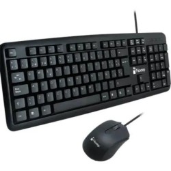 Teclado y Mouse Nextep Ne-416 Alámbrico USB Negro (Español)