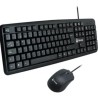 Teclado y Mouse Nextep Ne-416 Alámbrico USB Negro (Español)