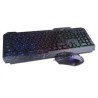 Teclado y Mouse Naceb USB Retroiluminado Negro