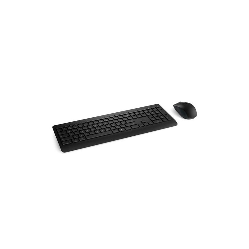 Teclado y Mouse Microsoft 900 Estandar Inalámbrico Negro