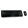 Teclado y Mouse Microsoft 850 Estandar Negro (Caja Café)
