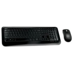 Teclado y Mouse Microsoft 850 Estandar Negro (Caja Café)