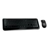 Teclado y Mouse Microsoft 850 Estandar Inalámbrico Negro