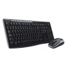 TECLADO Y MOUSE INALAMBRICO LOGITECH MK270 NEGRO MULTIMEDIA, RECEPTOR USB 2.0