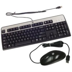 Teclado y Mouse HP Estandar Negro