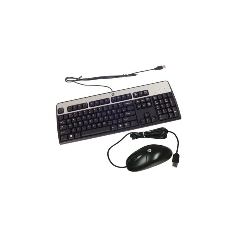 Teclado y Mouse HP Estandar Negro