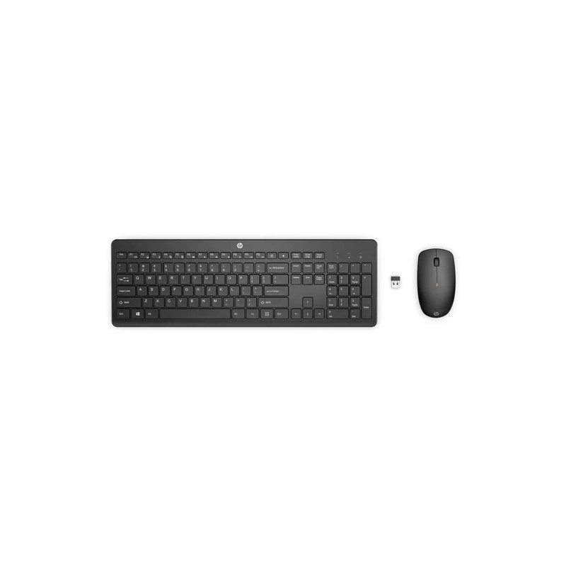 Teclado y Mouse HP 235 Inalámbrico USB Negro