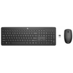 Teclado y Mouse HP 235 Inalámbrico USB Negro