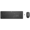 Teclado y Mouse HP 235 Inalámbrico USB Negro