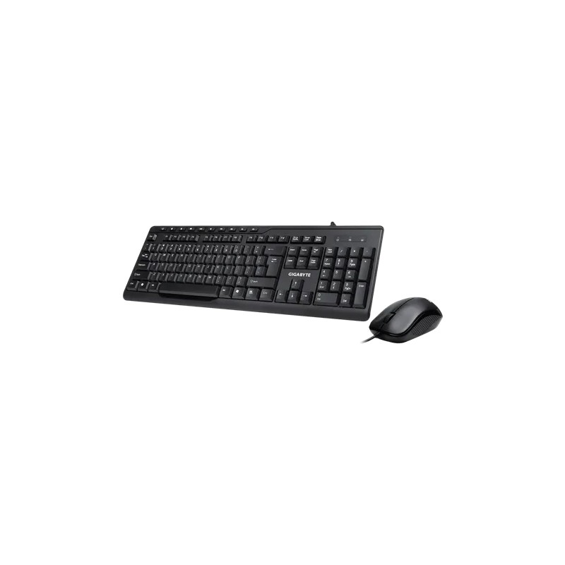 Teclado y Mouse Gigabyte KM6300 Alámbrico USB Español Negro