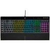 Teclado y Mouse Gamer Corsair K55 RGB Pro + Katar Pro 12400 DPI Alámbrico Inglés Negro