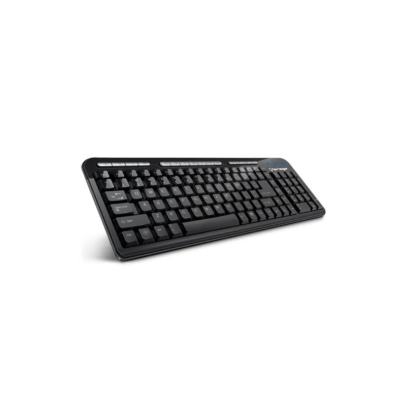 Teclado Vorago KB-202 Alambrico, USB, Multimedia, Negro