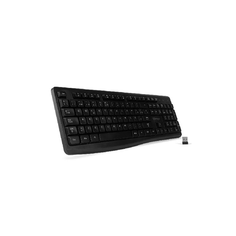 TECLADO VORAGO INALAMBRICO MULTIMEDIA NEGRO 8-10 MTS KM-200-V2