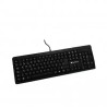 Teclado Techzone Alámbrico USB Estandar Negro