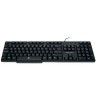 Teclado Perfect Choice Alámbrico USB Estandar Negro
