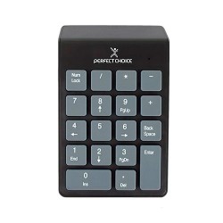 Teclado Numerico Perfect Choice PC-201014 Rf Inalámbrico Negro
