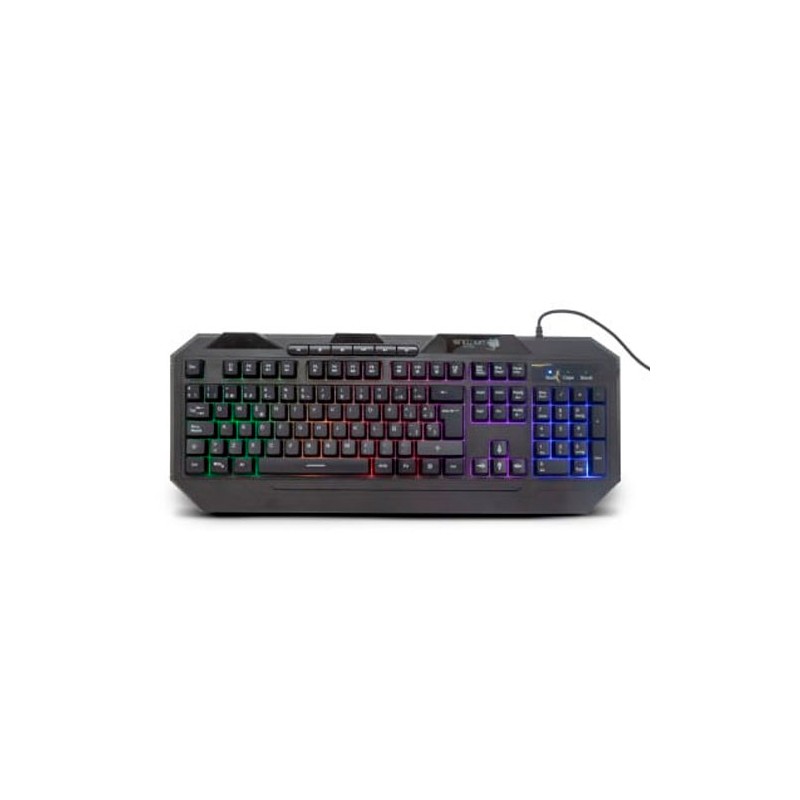 TECLADO NECNON GAMER NGK-HYDRA 114TECL. ILUM. ERGONOMICO BK NBGKHY01BM