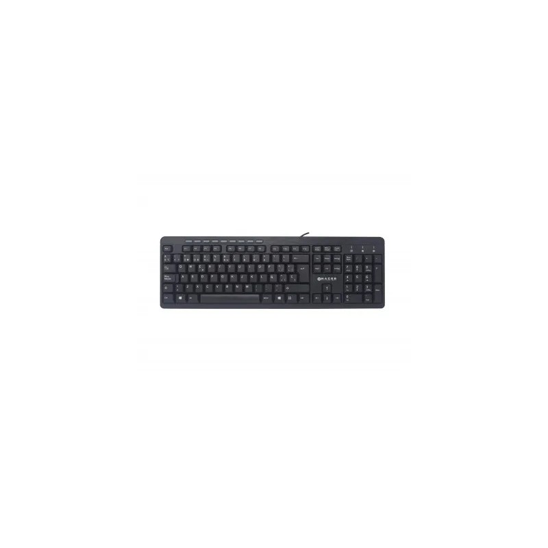 Teclado Naceb Multimedia USB Negro