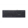 Teclado Naceb Multimedia USB Negro
