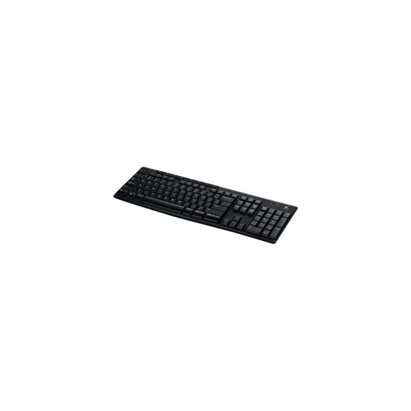 Teclado Multimedia Inalambrico Logitech K270 Espanol, Nano Receptor Usb2.0, Negro