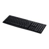 Teclado Multimedia Inalambrico Logitech K270 Espanol, Nano Receptor Usb2.0, Negro