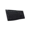 Teclado Multimedia Inalambrico Logitech K270 Espanol, Nano Receptor Usb2.0, Negro