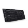 Teclado Multimedia Inalambrico Logitech K270 Espanol, Nano Receptor Usb2.0, Negro