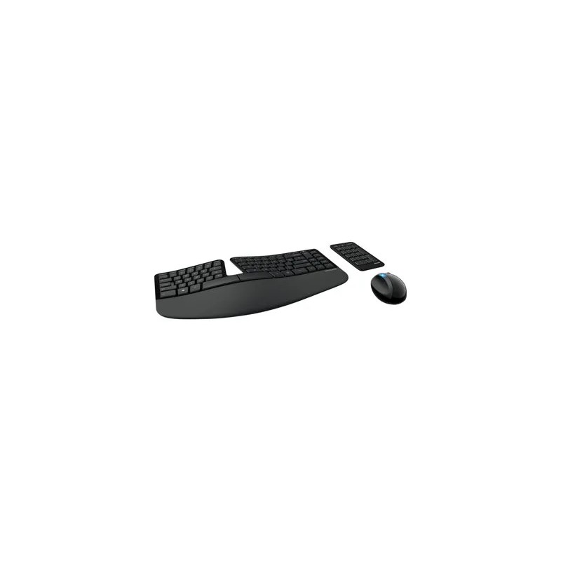 Teclado Microsoft Sculpt Ergonomic Inalámbrico USB Ergonomico Negro