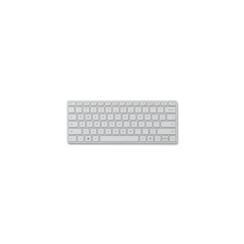 Teclado Microsoft Designer Compact Inalámbrico Bluetooth Blanco (Español)