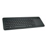 Teclado Microsoft All In One Media Inalámbrico USB Multimedia Negro