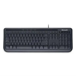 Teclado Microsoft 600 Alámbrico USB Estandar Negro